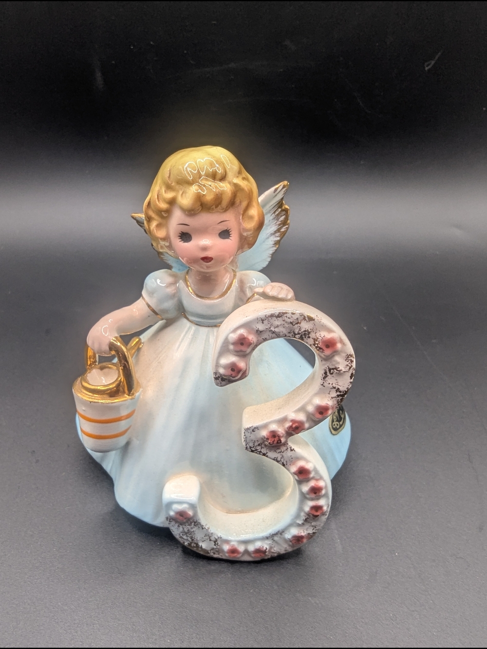 CA. Josef Originals-porcelain 3rd Birthday/ Angel Girl Figurine